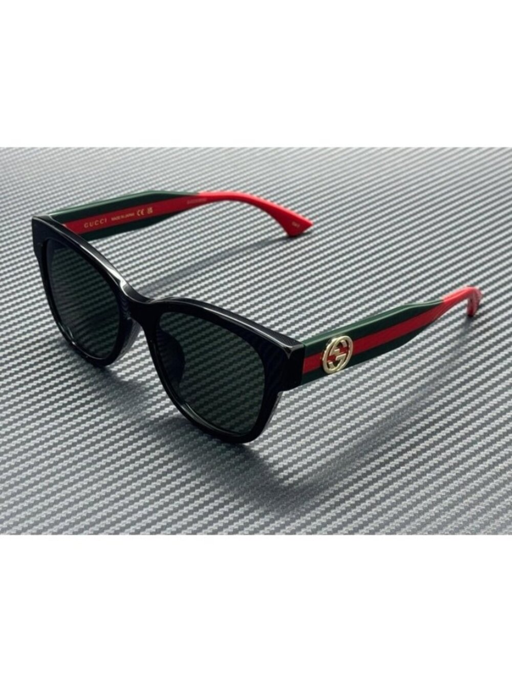 New Gucci Women Black Sunglasses 56-19-145